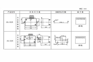 jgl 13 ii過(guò)流繼電器技術(shù)參數(shù)及開(kāi)孔尺寸 上海上繼科技